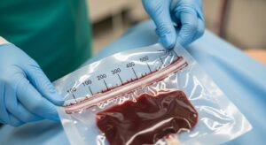 Calibrated drape for measuring postpartum blood loss according to WHO 2025 guidelines